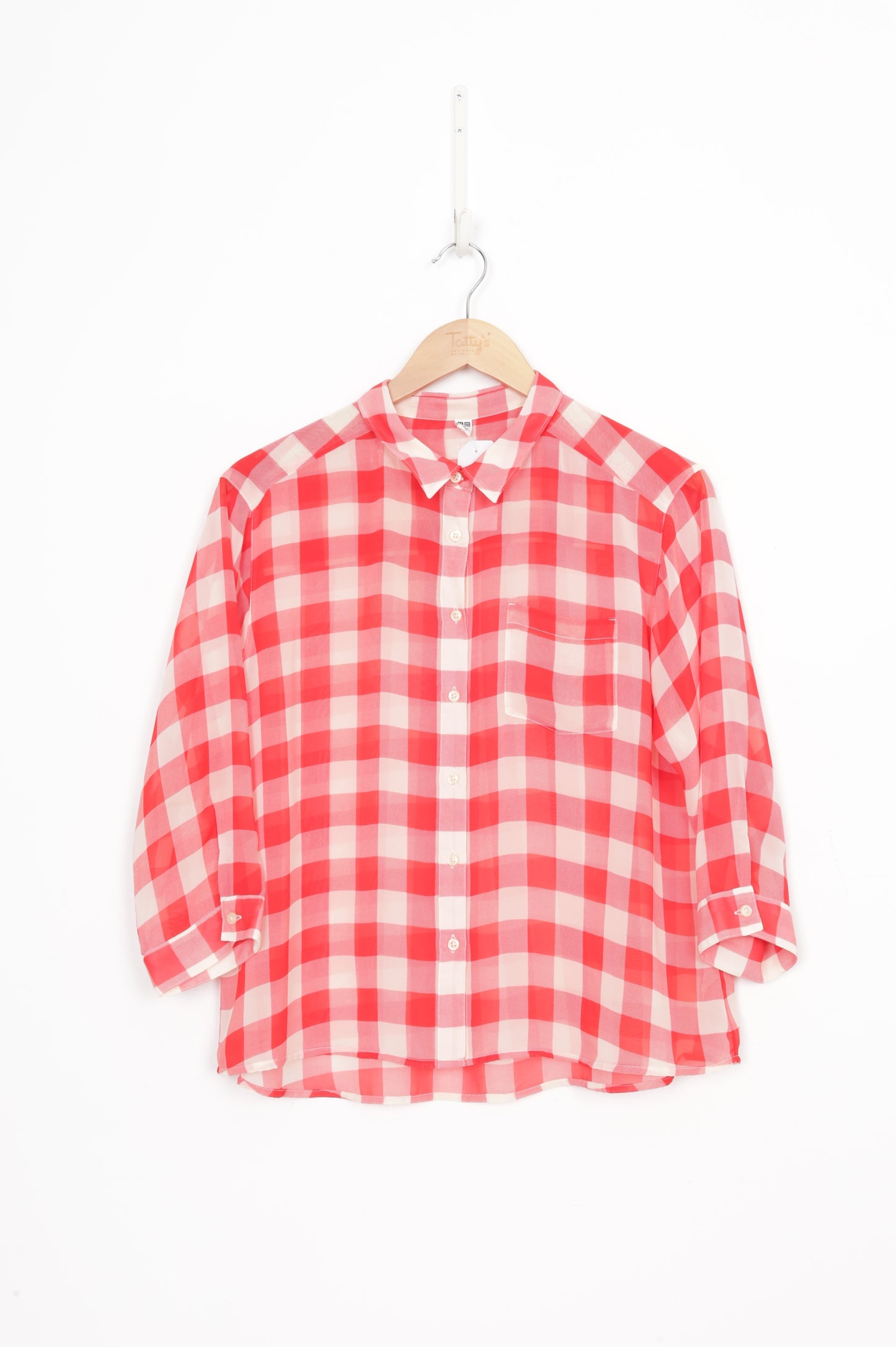 Uniqlo Womens Red Shirt Size M