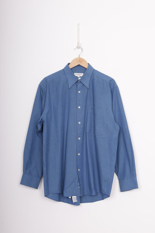 Yves Saint Laurent Mens Blue Shirt Size 42