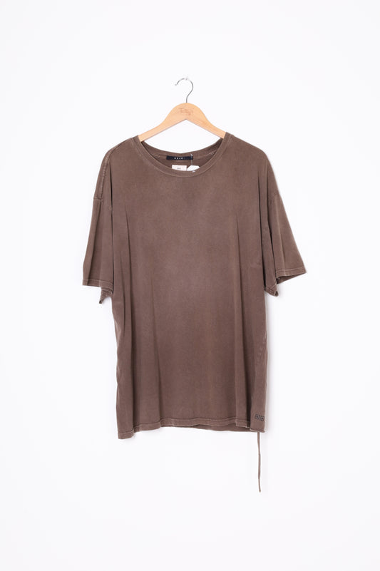 Ksubi Mens Brown T-shirt Size XL