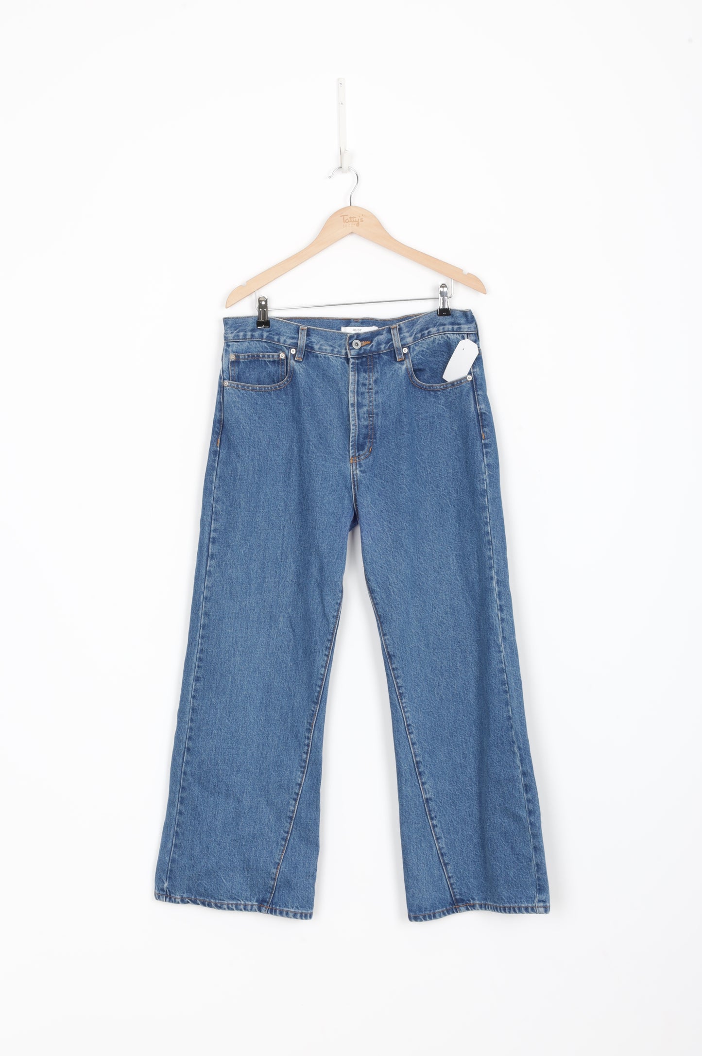 Ruby Womens Blue Jeans Size 14