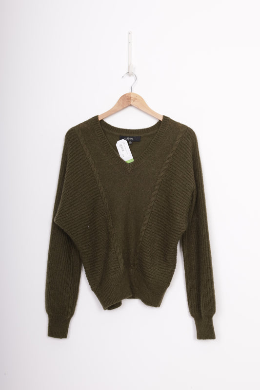 Max Womens Green Jumper Size XS