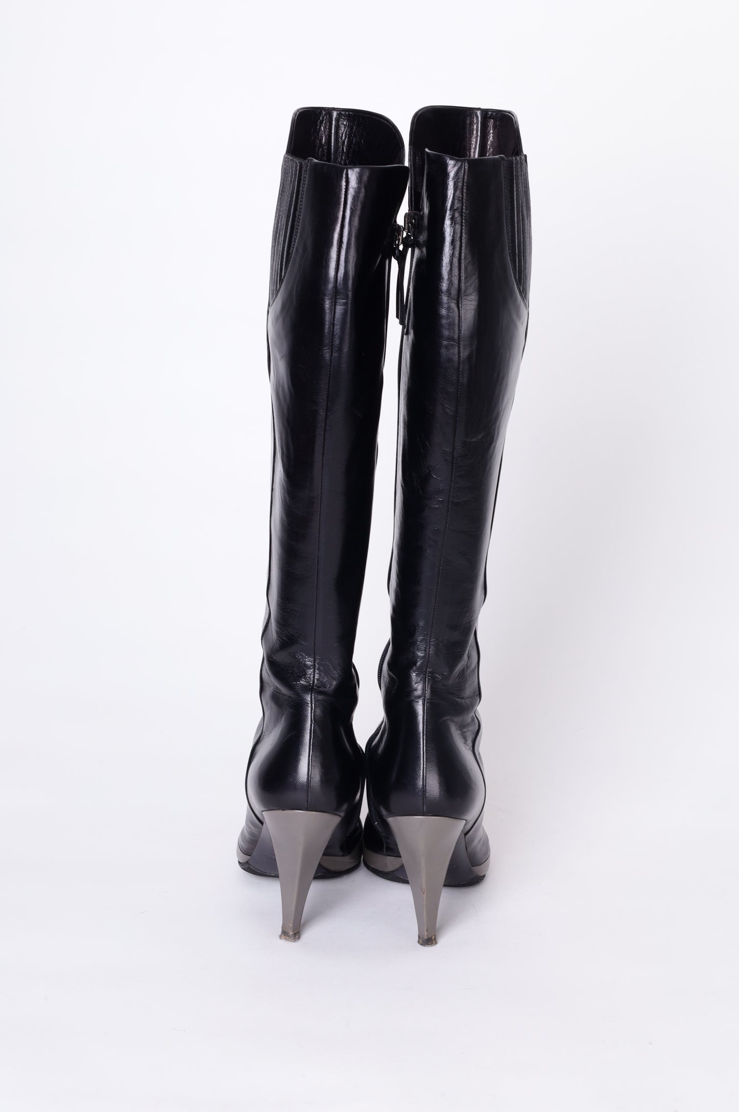 Miu Miu Womens Black Boots  Size EU 38