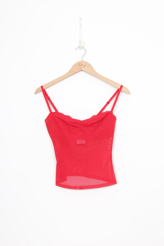 Miaou Womens Red Top Size S