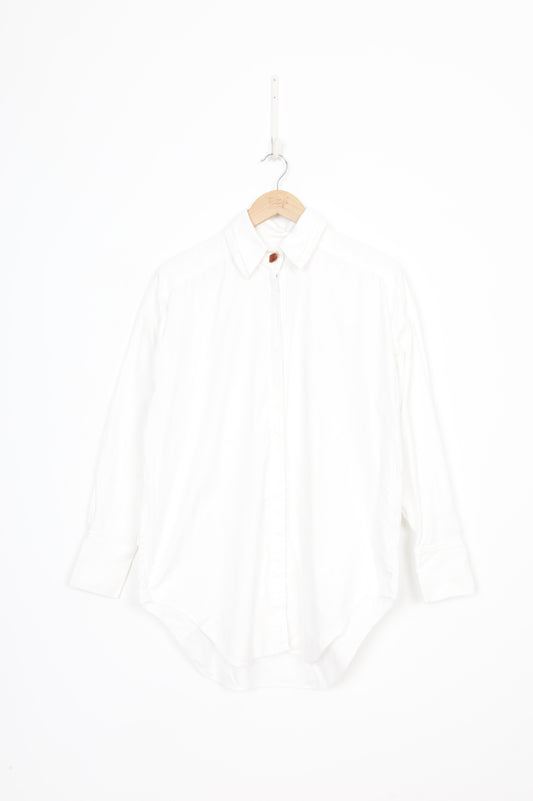Aje Womens White Shirt Size 8