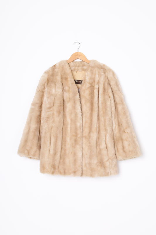 Cordera Womens Beige Jacket Size M