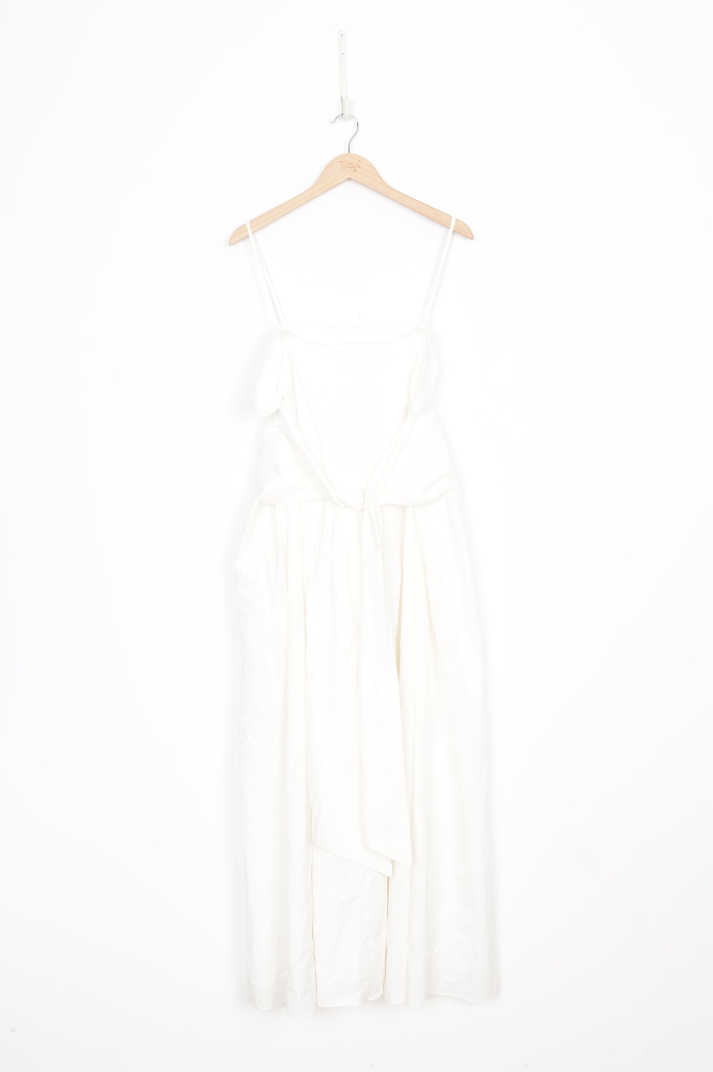 Bianca Spender Womens White Dress Size L