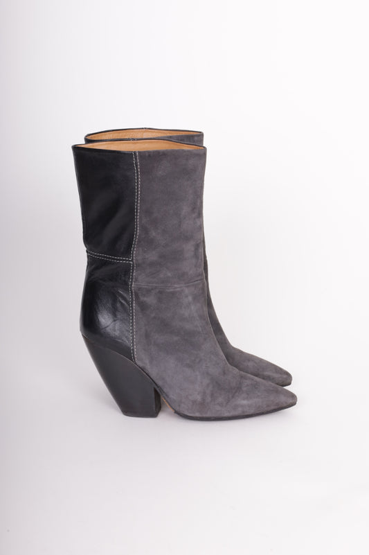 IRO Womens Grey Boots  Size EU 40