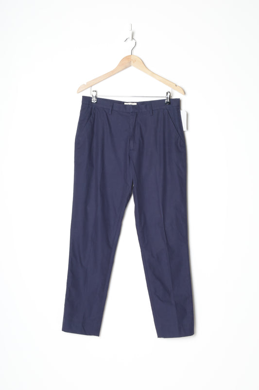 Folk Mens Blue Pants Size 2