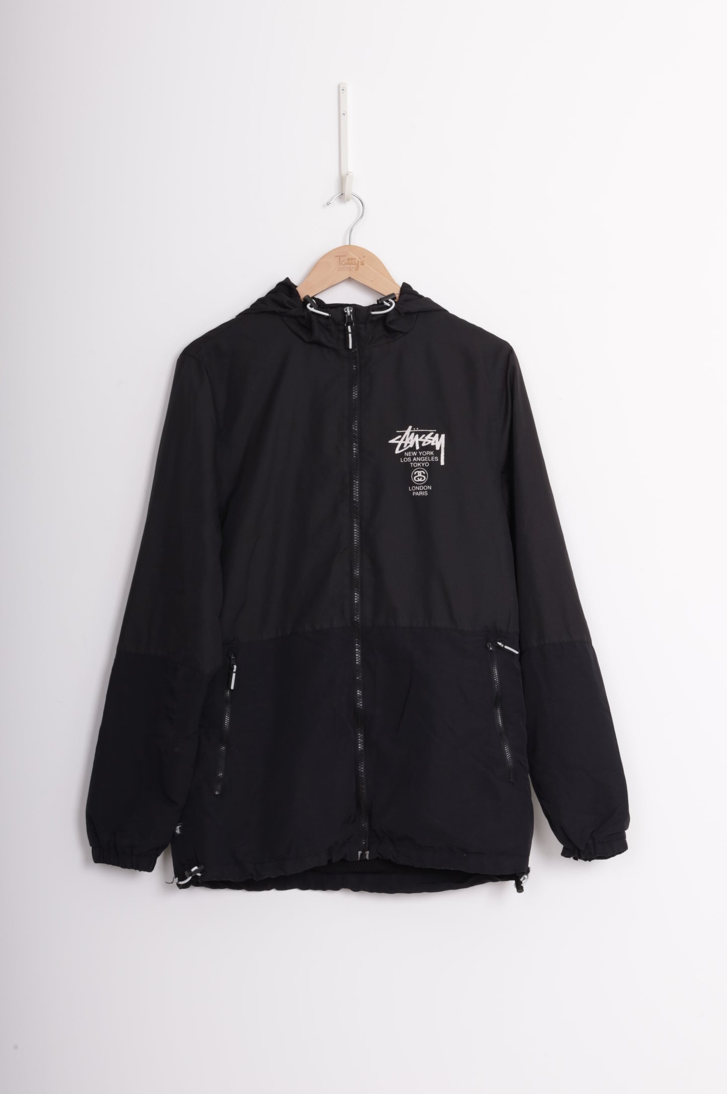 Stussy  Mens Black Jacket Size S