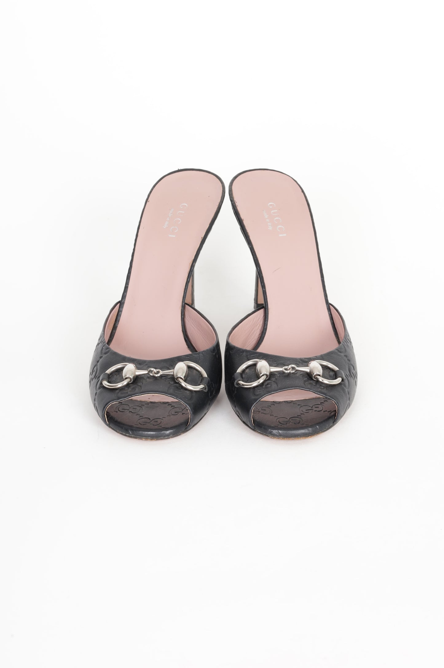 Gucci Womens Black Heels Size EU 38