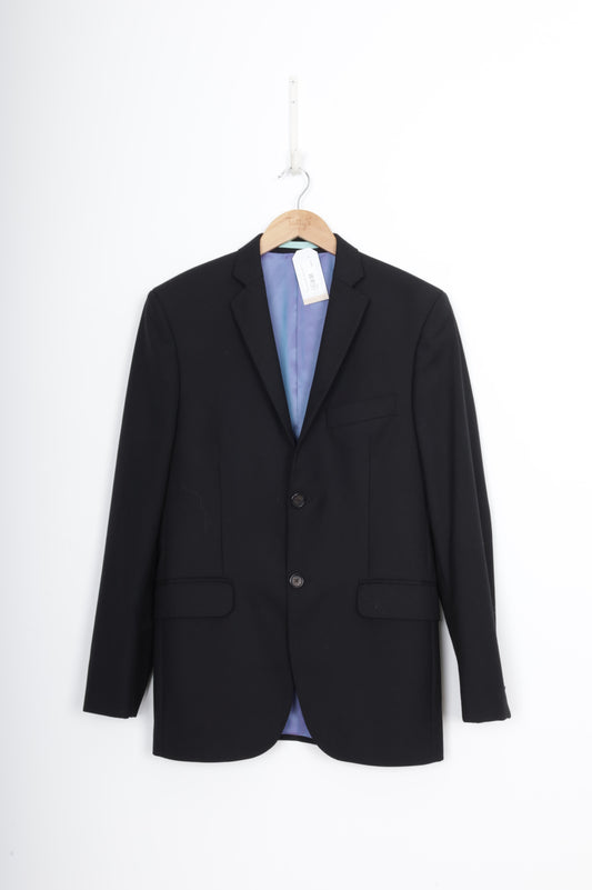 Crane Brothers Mens Black Blazer Size L
