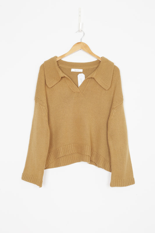 Moussy Womens Brown Jumper Size M