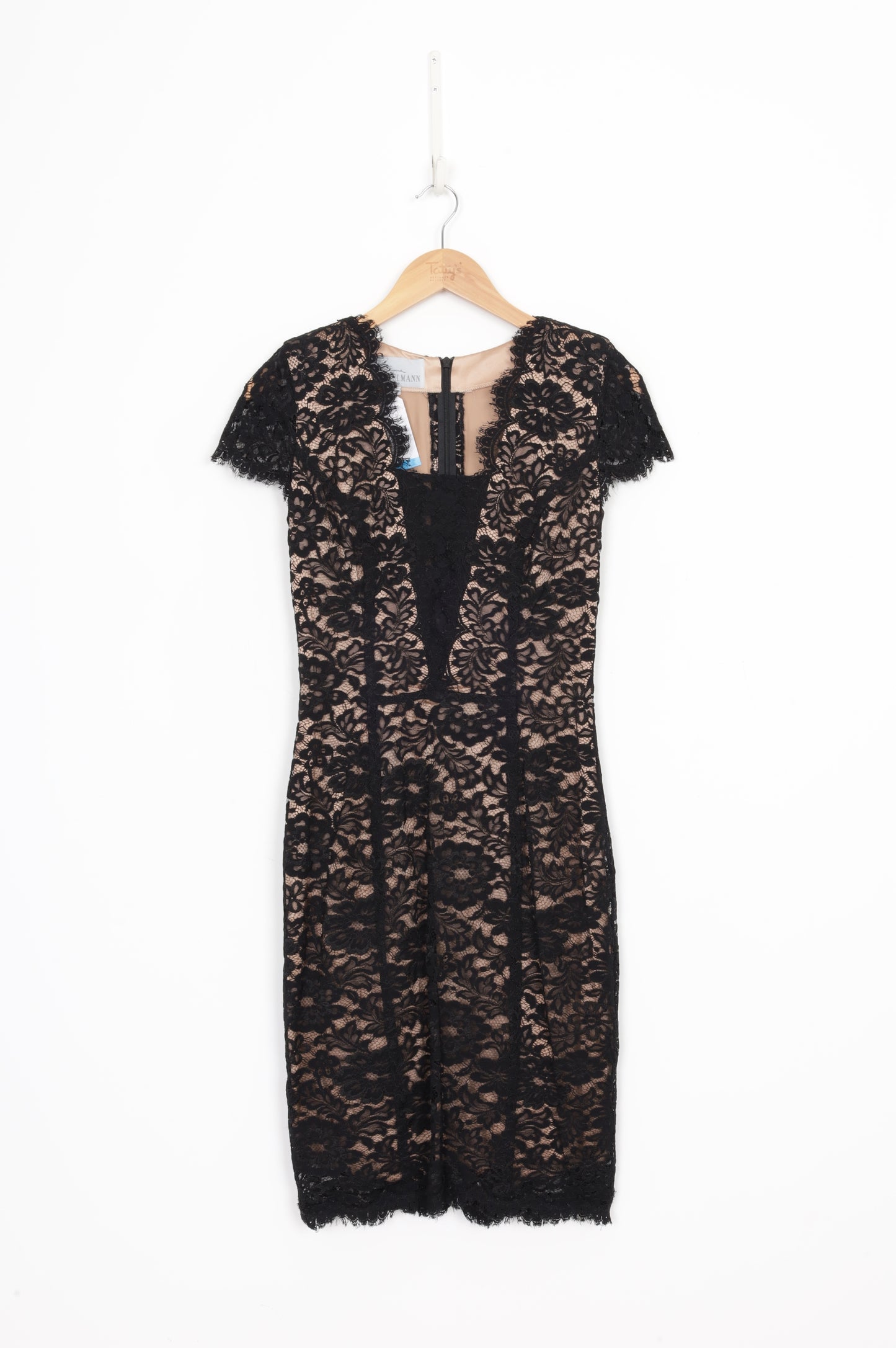 Adrienne Winkelmann Womens Black Dress Size 8