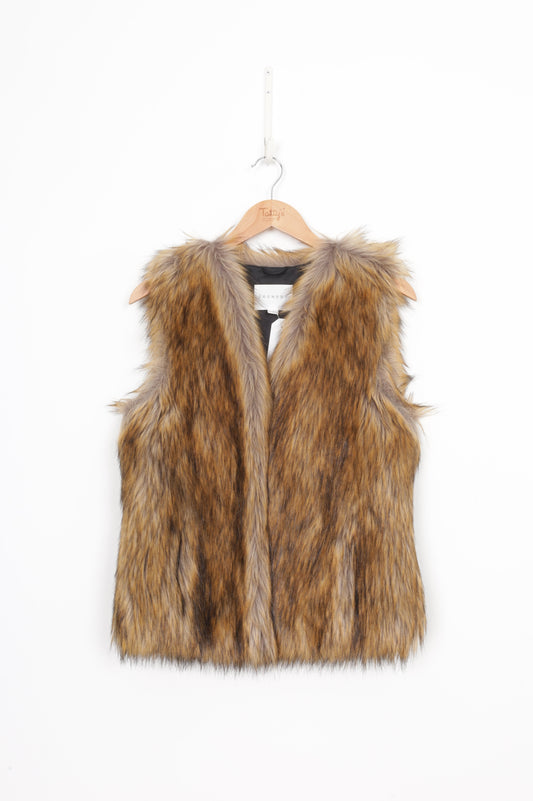 Trenery Womens Brown Vest Size 8