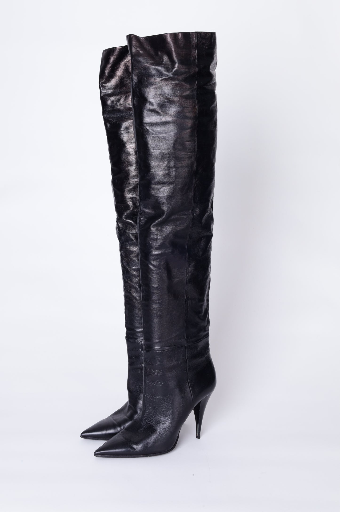 Saint Laurent Womens Black Boots  Size EU 38