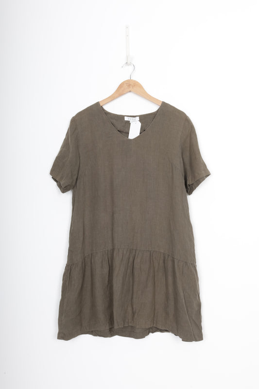 Aere Womens Green Dress Size 8