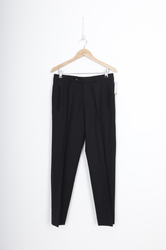 Crane Brothers Mens Black Pants Size M