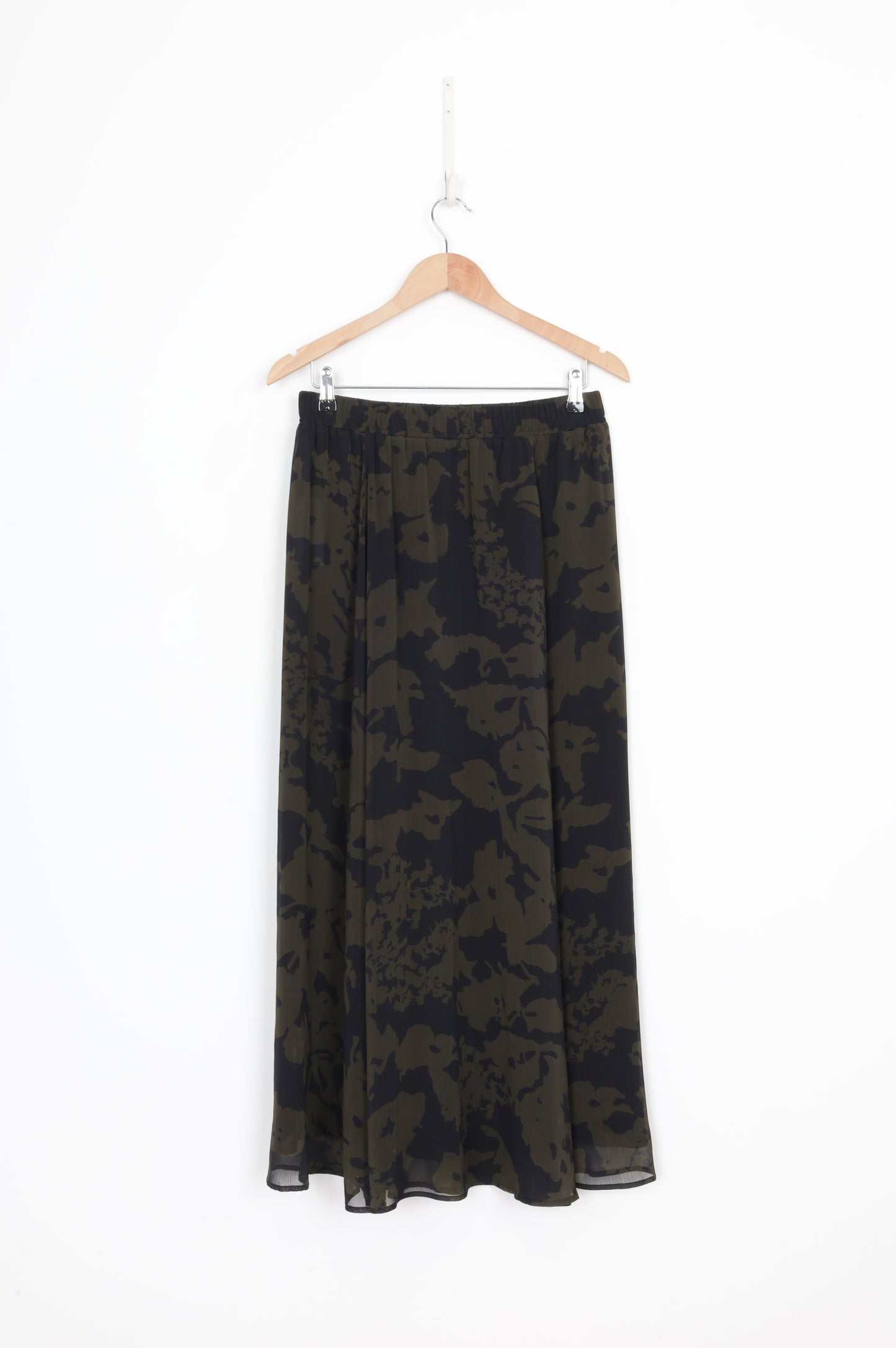 Juliette Hogan Womens Green Maxi Skirt Size 10