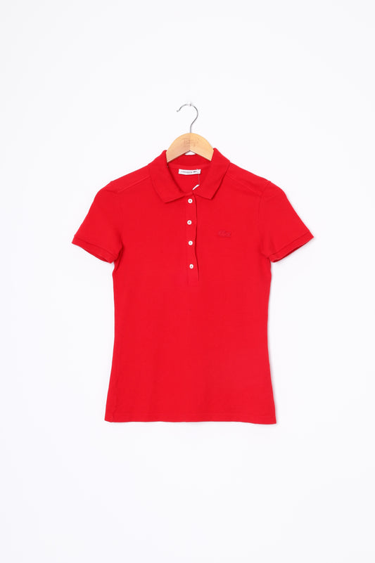 Lacoste Womens Red Shirt Size 32
