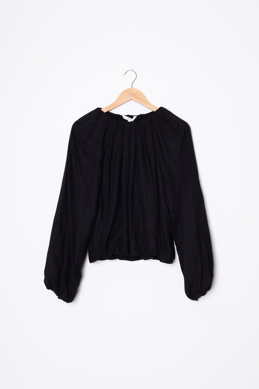 Max Womens Black Blouse Size XS