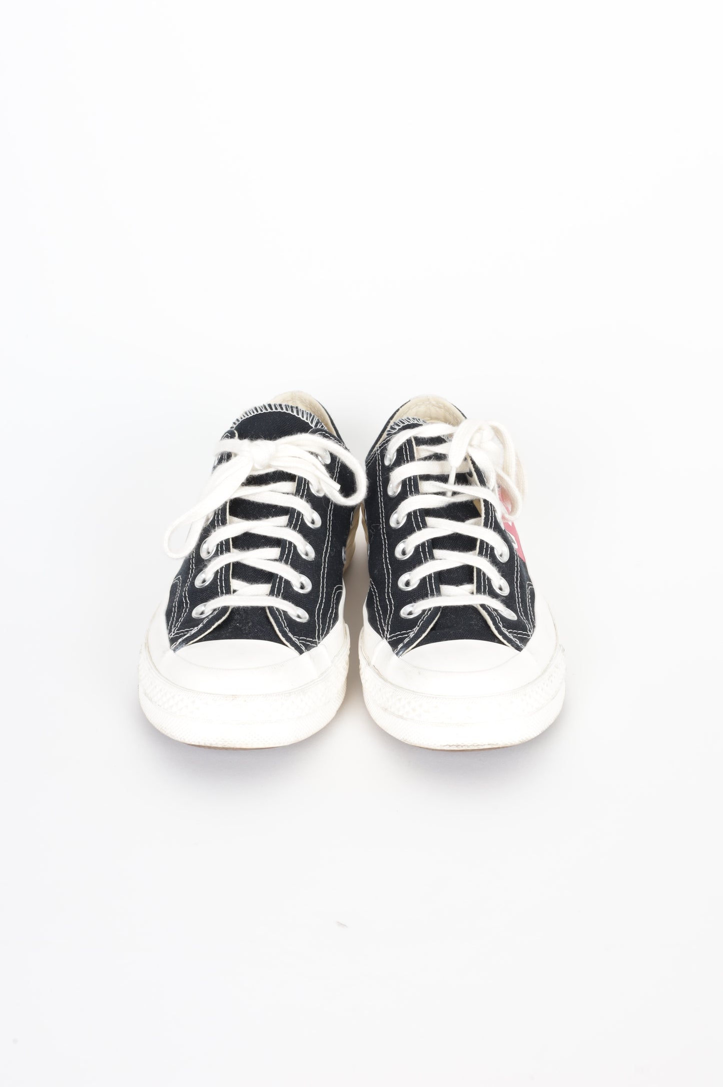 Comme Des Garcons Play Womens Black Sneakers Size EU 39