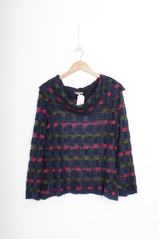 Vssp Womens Blue Jumper Size 14