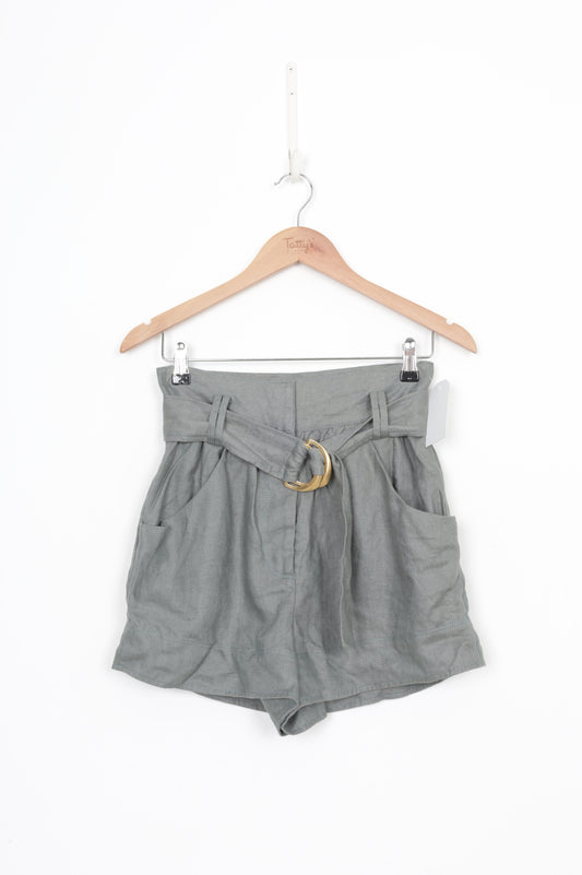Aje Womens Green Shorts Size 4