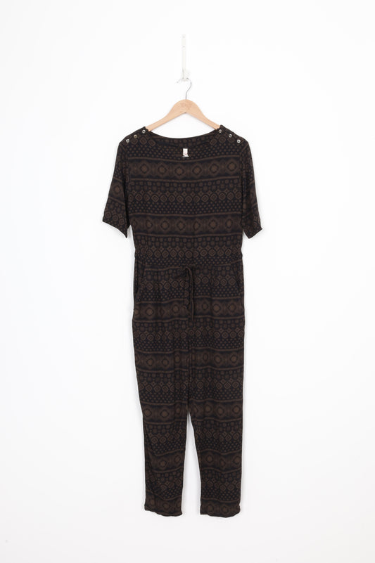 Sylvester Womens Brown Jumpsuit Size XS