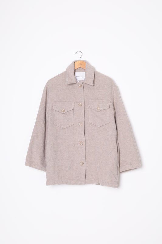 Samsoe Samsoe Womens Grey Shirt Size XS