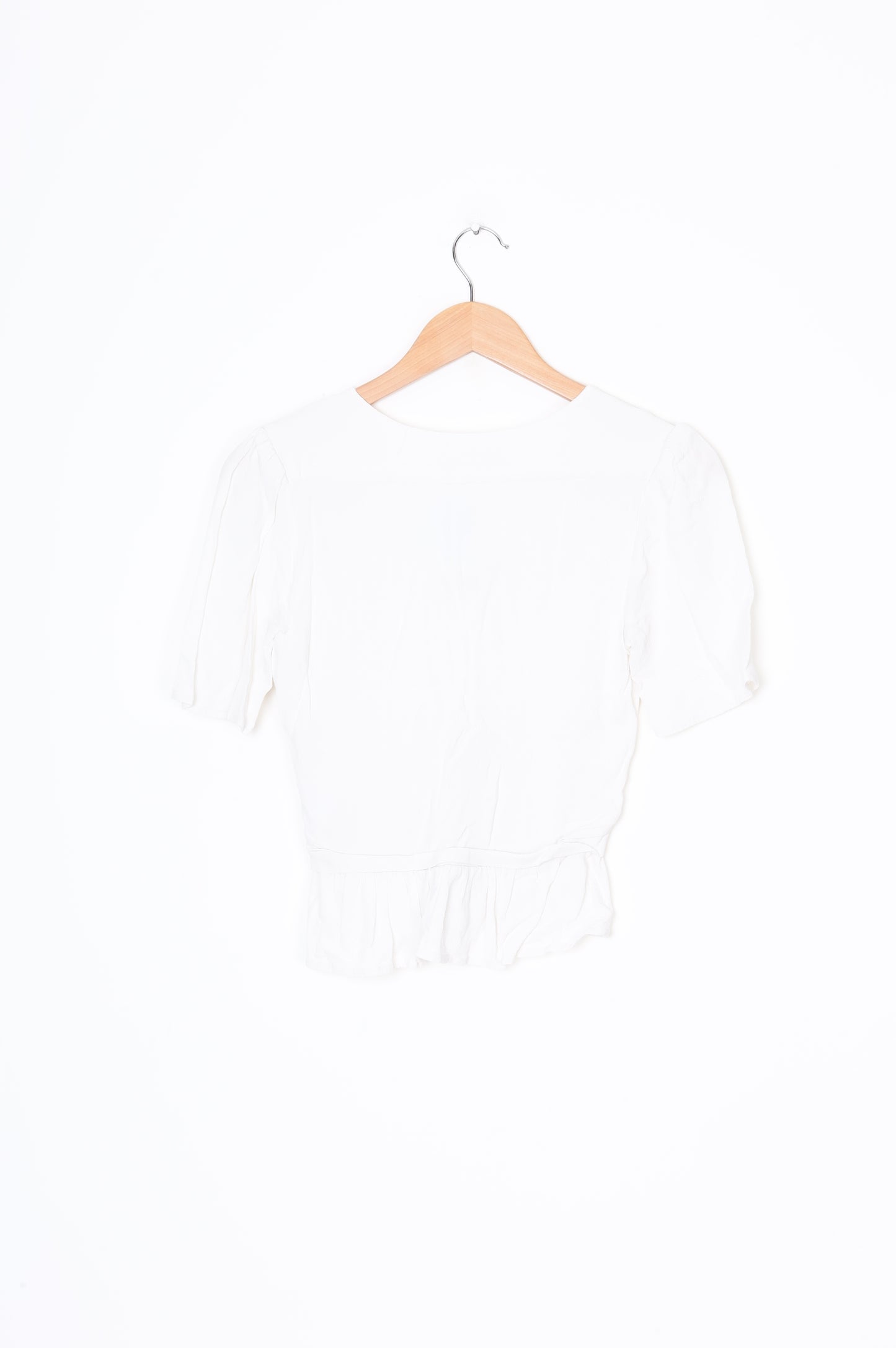 Ba & Sh Womens White Top Size 0