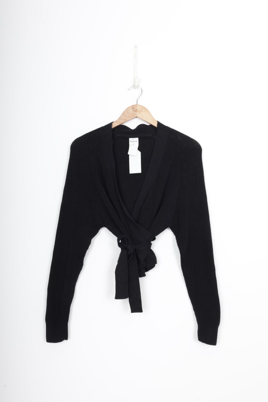 Kowtow Womens Black Cardigan Size XS