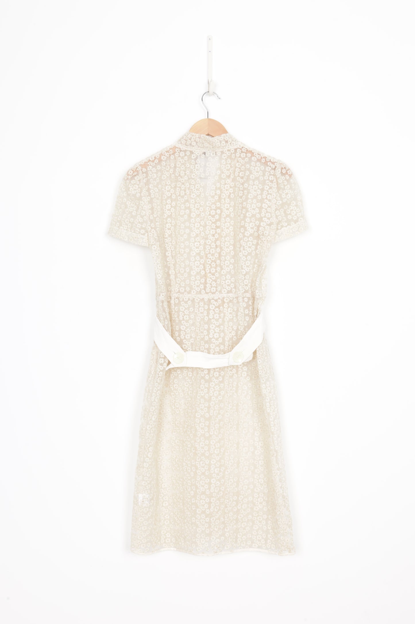 Ingrid Starnes Womens Cream Dress Size 12