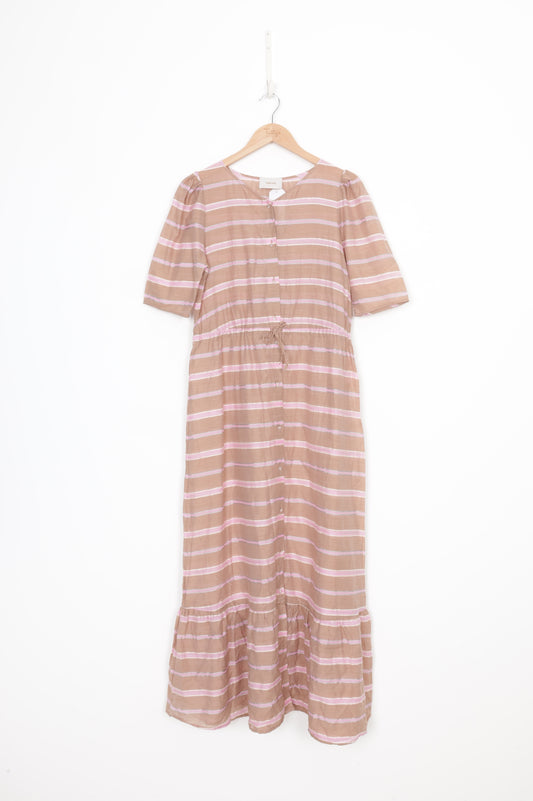 Penny Sage Womens Brown Dress Size 8