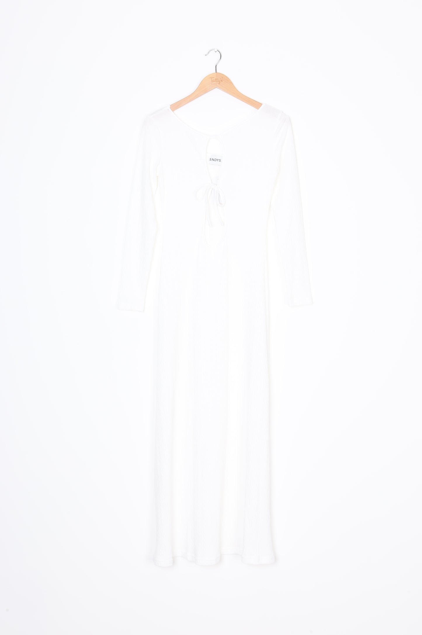 SNDYS Womens White Dress Size 8