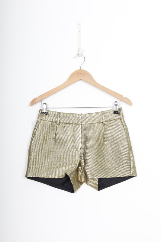 Witchery Womens Gold Shorts Size 6