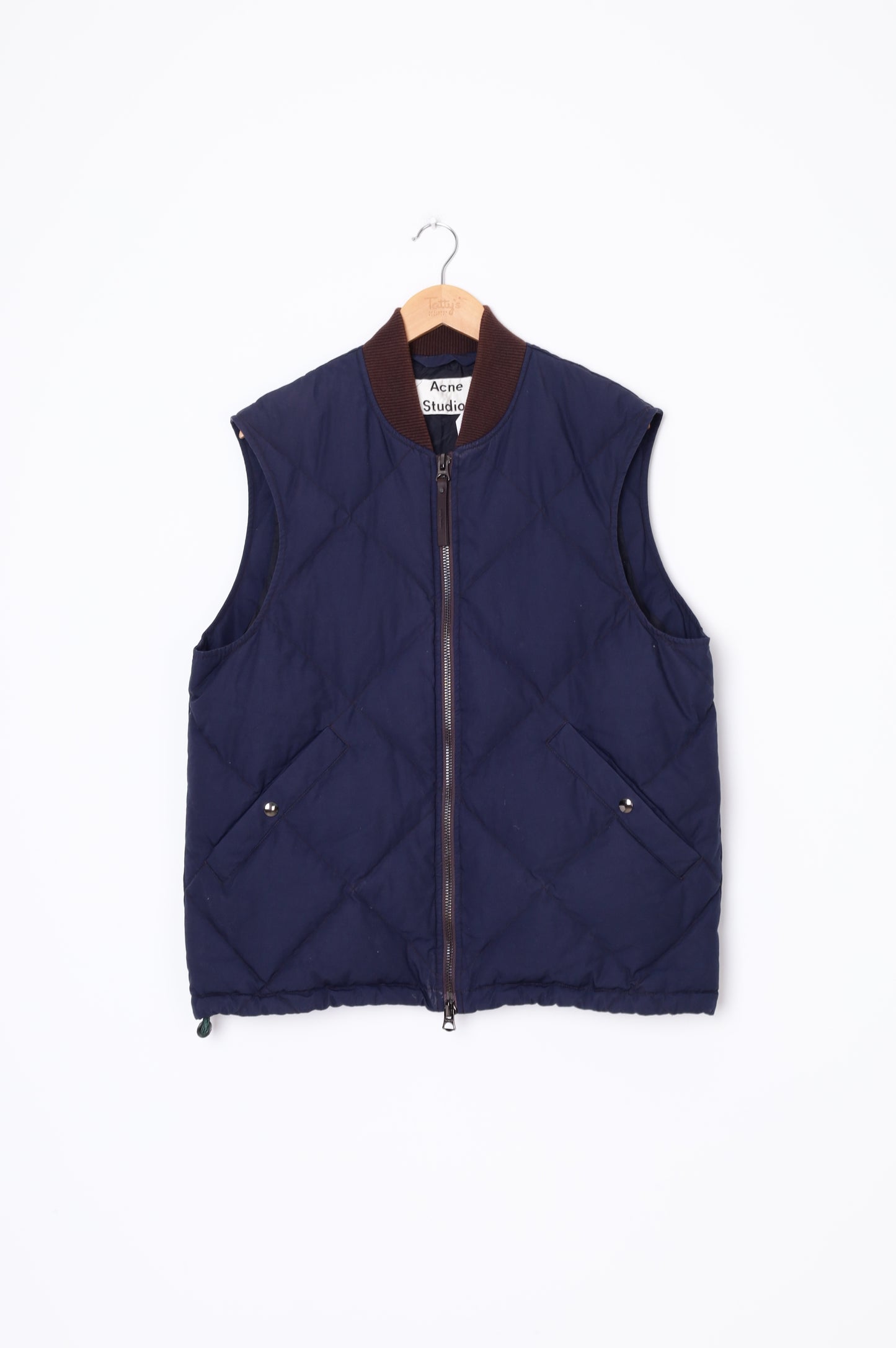 Acne Studios Mens Blue Vest Size 50