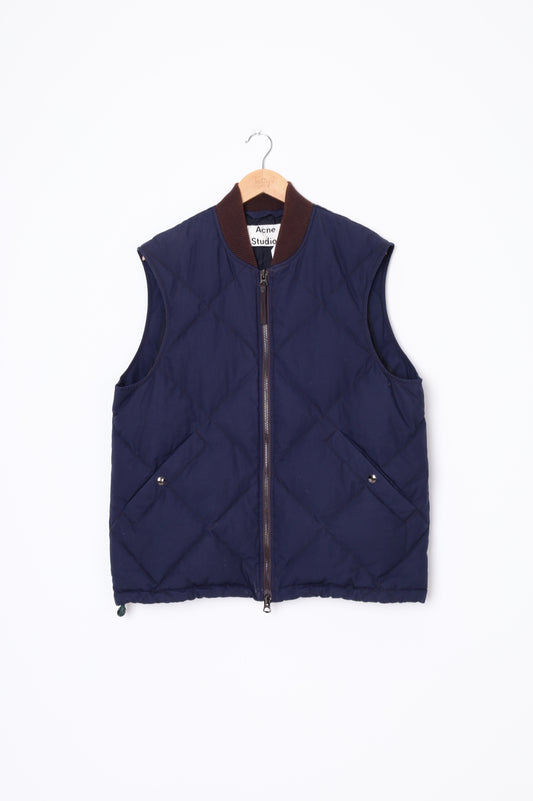Acne Studios Mens Blue Vest Size 50