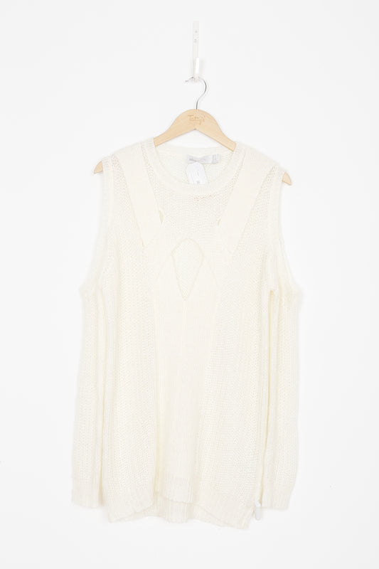 Alice Mccall Womens White Jumper Size 8