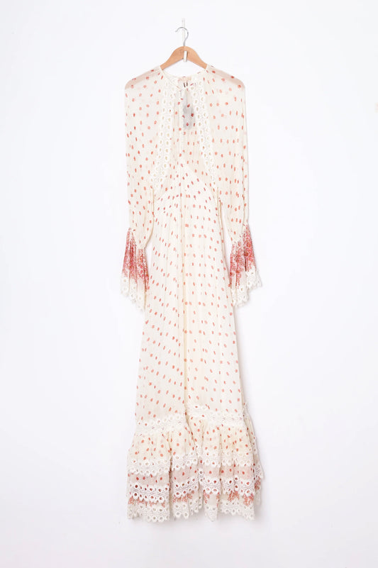 by TiMo Womens Cream Dress Size L