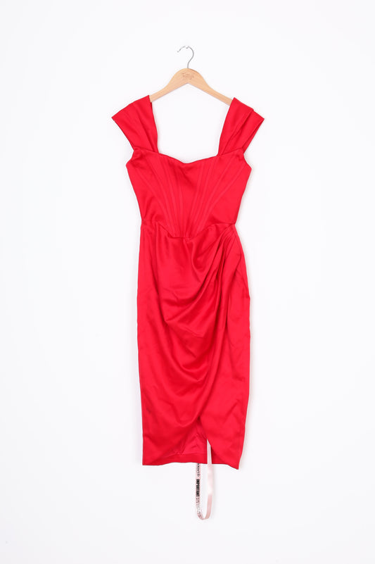 House of CB Womens Red Dress Size S