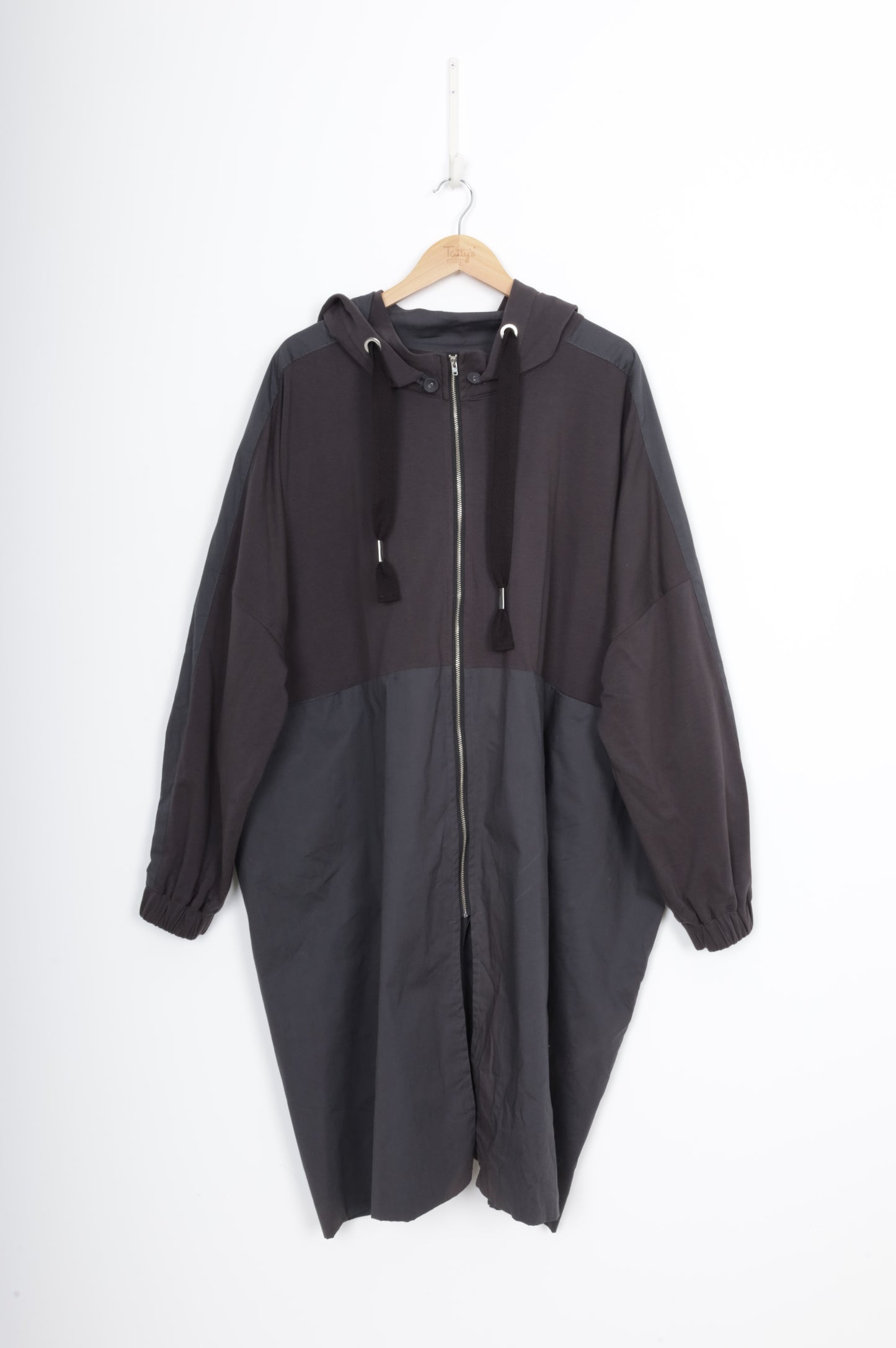 10 Pieces By Taylor Womens Grey Coat Size 1