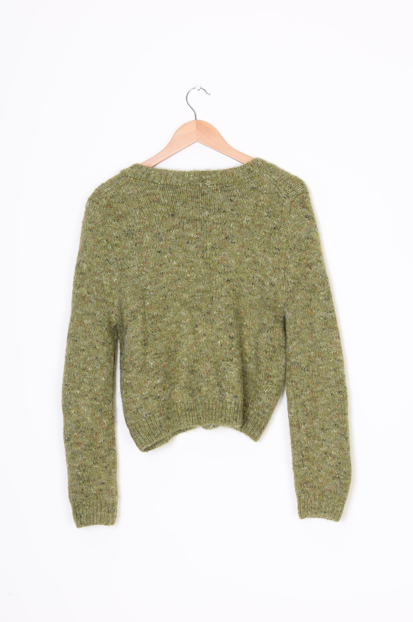 No Label Womens Green Cardigan Size S