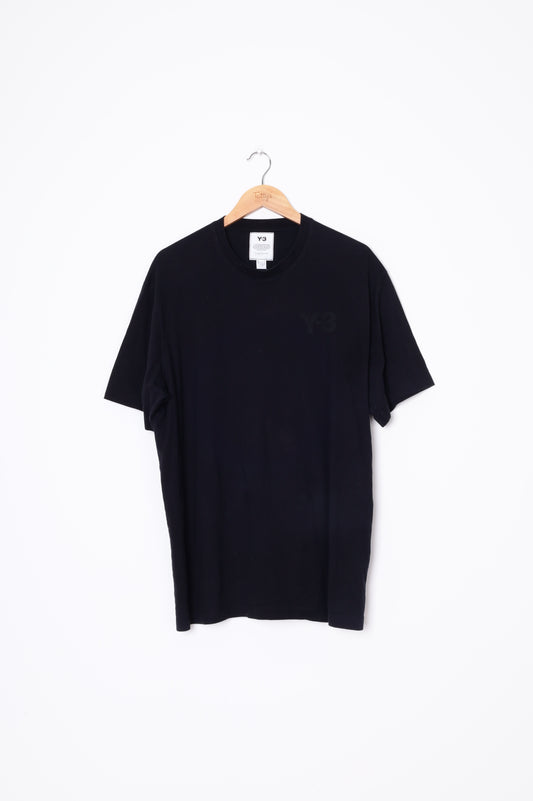 Y-3 Yohji Yamamoto Mens Black T-shirt Size XL
