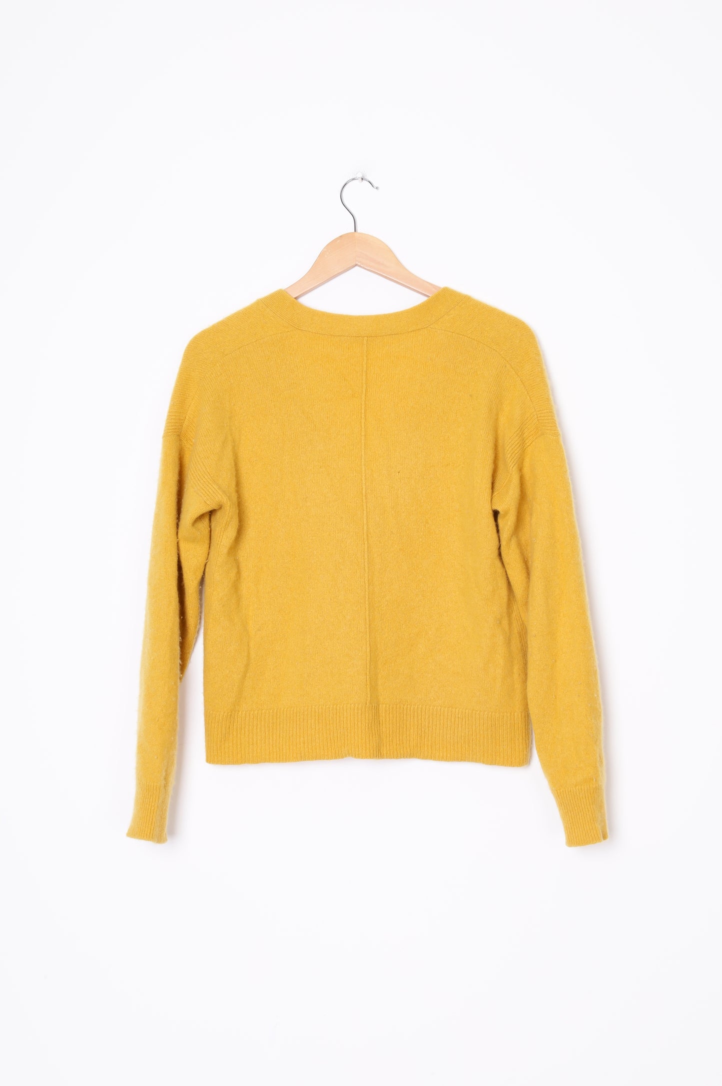 Comptoir Des Cotonniers Womens Yellow Cardigan Size XS