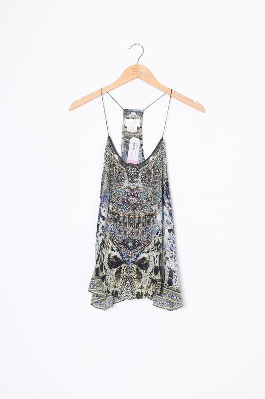 Camilla Womens Blue Top Size S