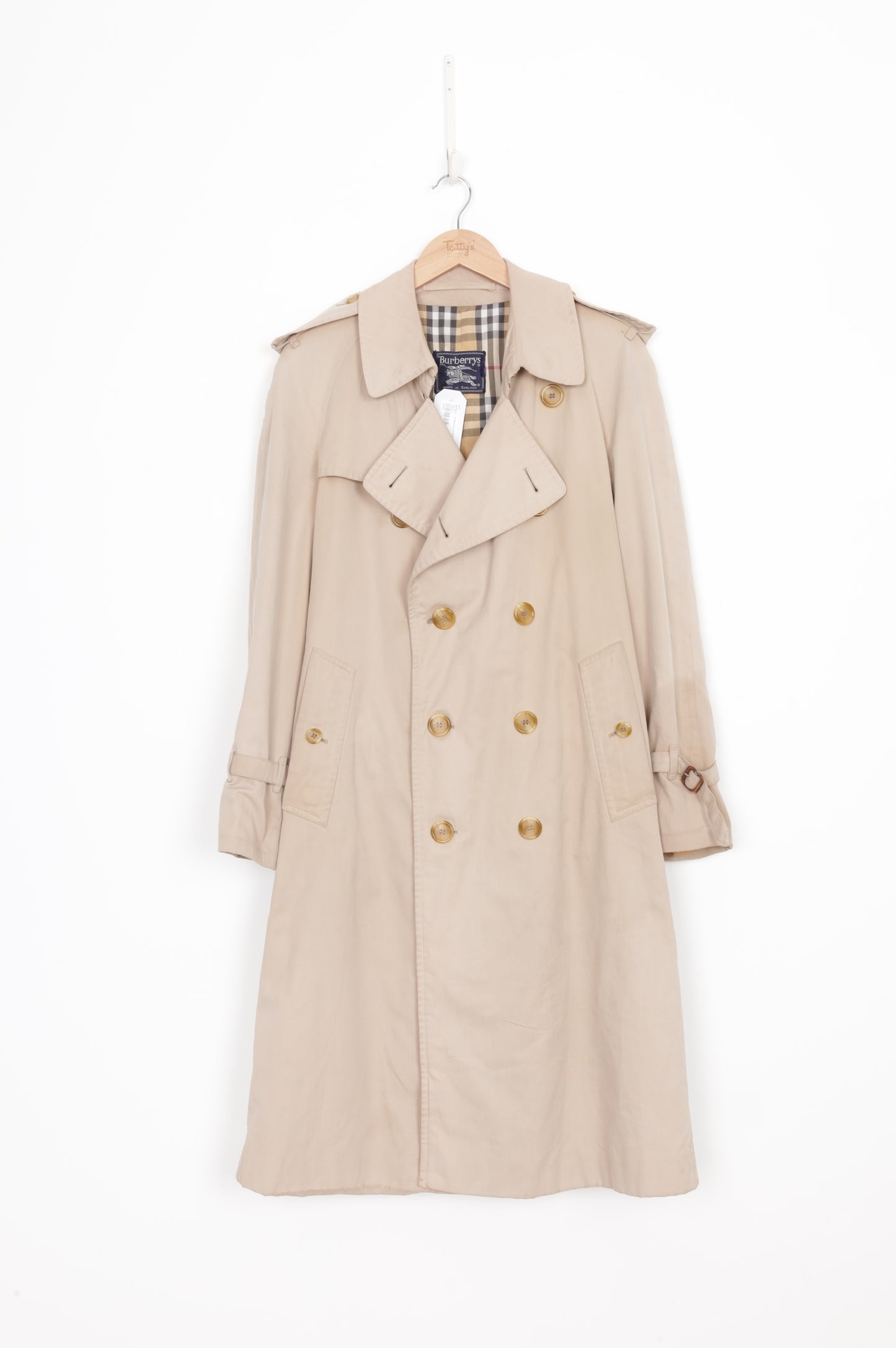 Burberrys - Vintage Womens Beige Coat Size M