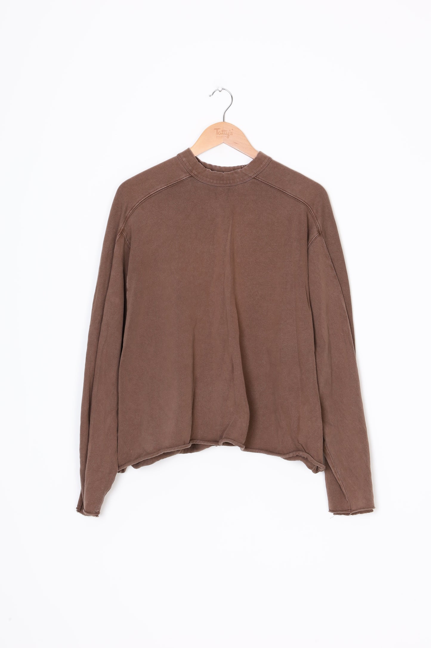Entire Studios Womens Brown Sweatshirt Size S