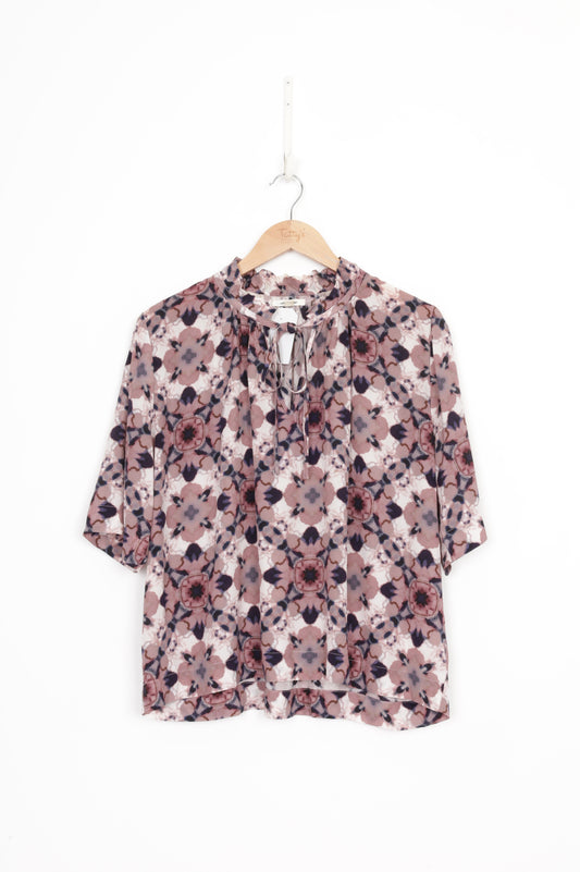 Juliette Hogan Womens Purple Top Size 12