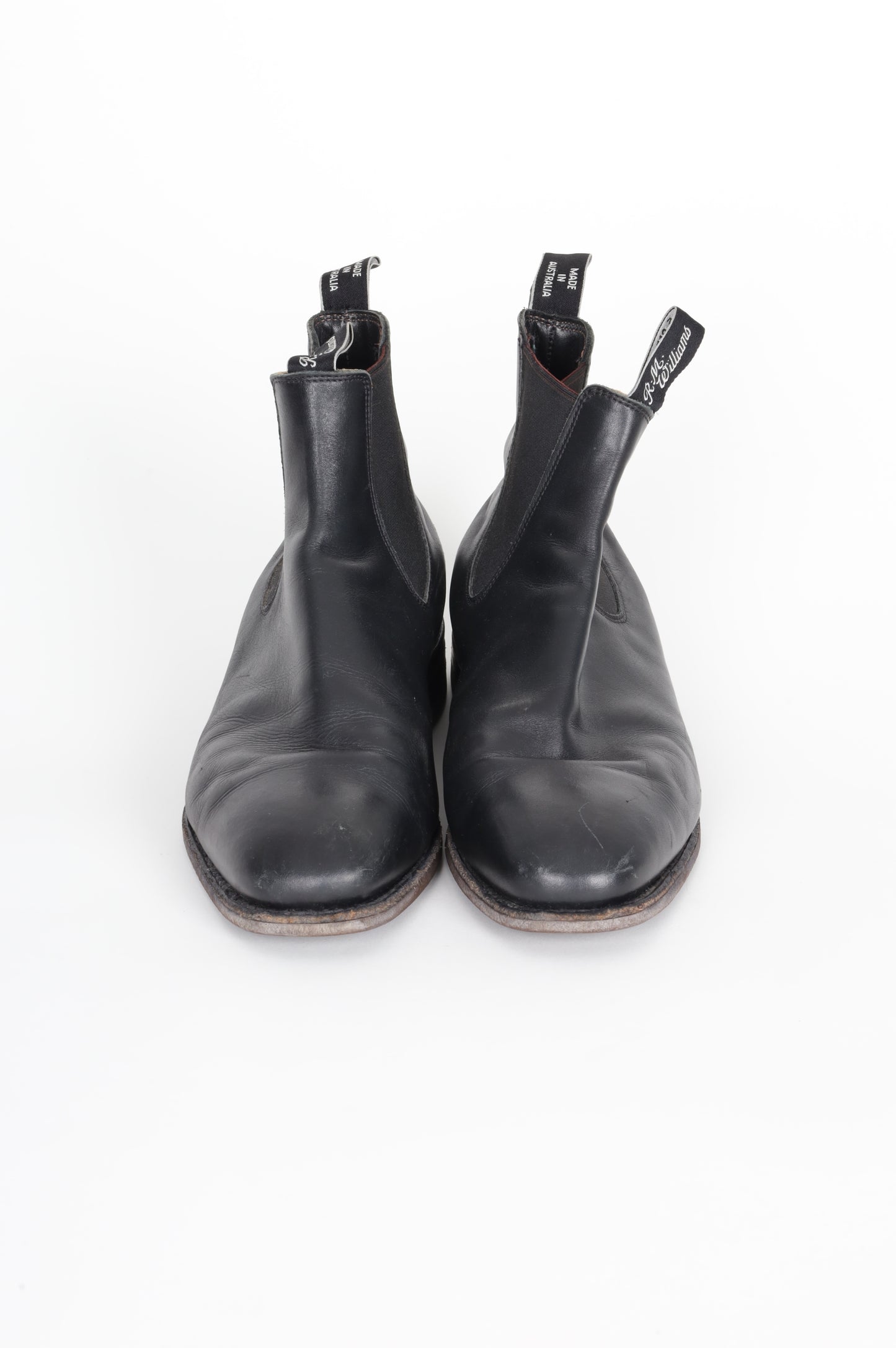 RM Williams Mens Black Boots  Size EU 46