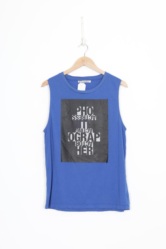 Acne Studios Womens Blue Top Size S